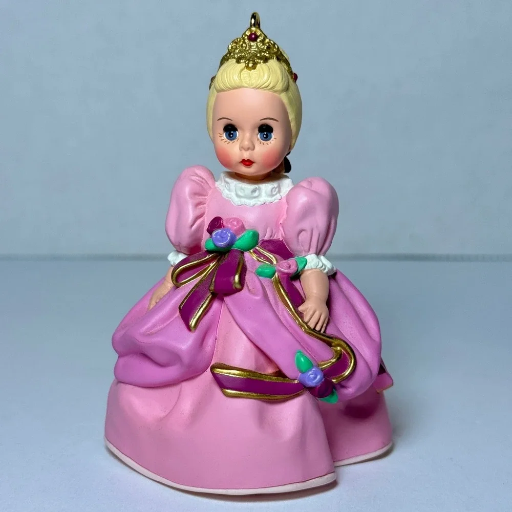 Hallmark Keepsake Ornament 1996 Madame Alexander Cinderella 1995 Doll Pink Gown